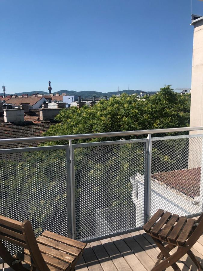 Augartenblick Penthauscombo 15/16 - Blick Zum Riesenrad Viena Exterior foto