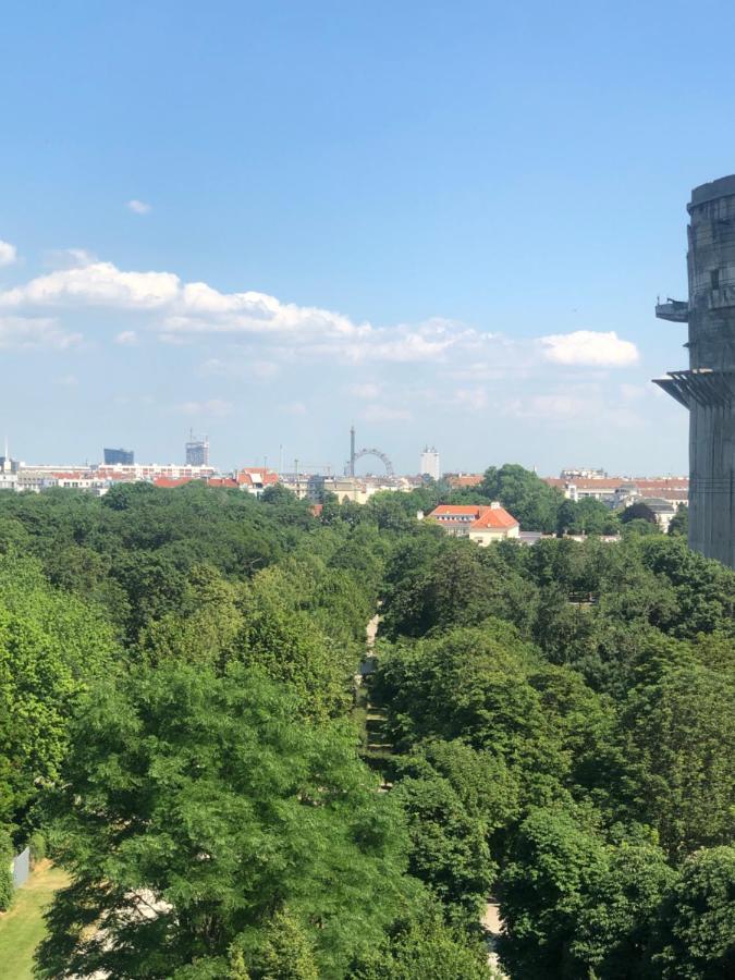 Augartenblick Penthauscombo 15/16 - Blick Zum Riesenrad Viena Exterior foto