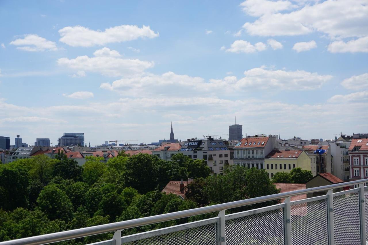 Augartenblick Penthauscombo 15/16 - Blick Zum Riesenrad Viena Exterior foto