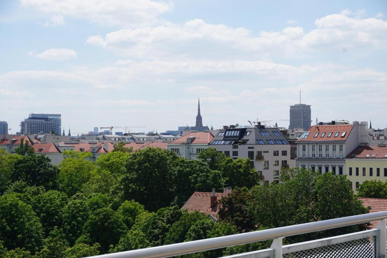 Augartenblick Penthauscombo 15/16 - Blick Zum Riesenrad Viena Exterior foto