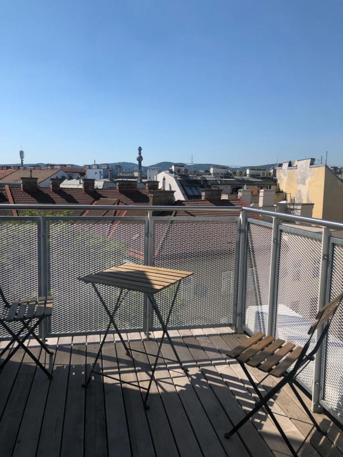 Augartenblick Penthauscombo 15/16 - Blick Zum Riesenrad Viena Exterior foto