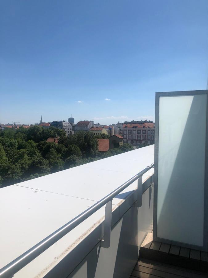 Augartenblick Penthauscombo 15/16 - Blick Zum Riesenrad Viena Exterior foto