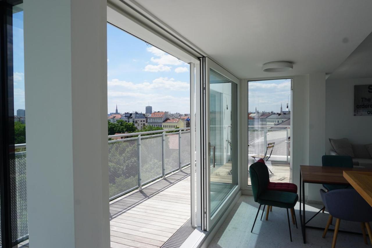 Augartenblick Penthauscombo 15/16 - Blick Zum Riesenrad Viena Exterior foto