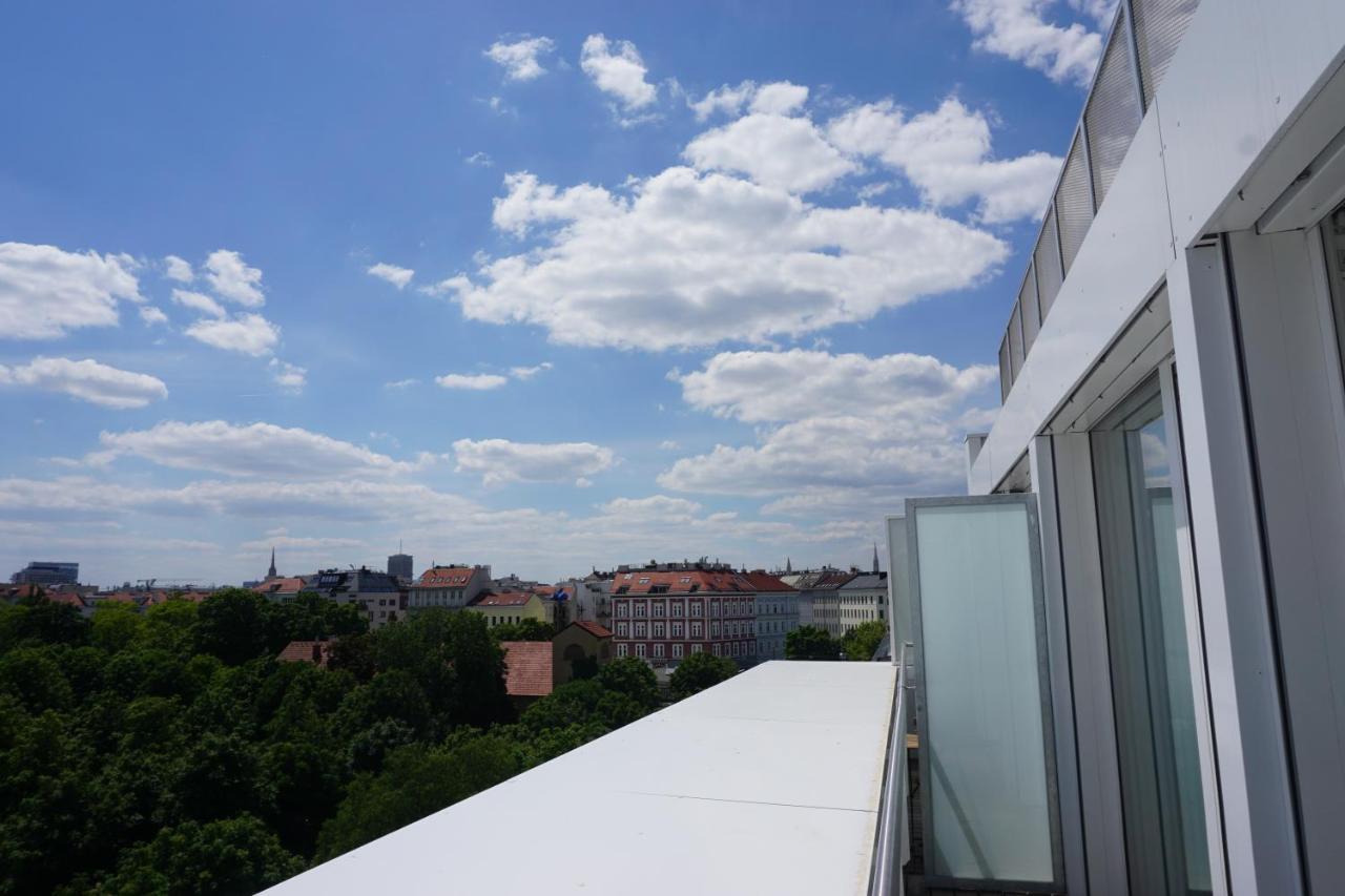 Augartenblick Penthauscombo 15/16 - Blick Zum Riesenrad Viena Exterior foto