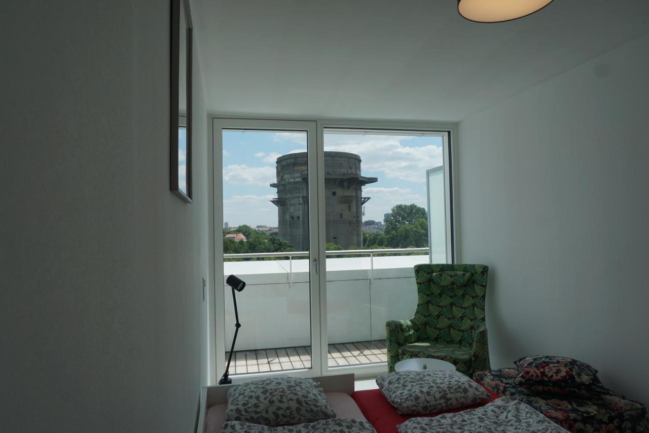Augartenblick Penthauscombo 15/16 - Blick Zum Riesenrad Viena Exterior foto
